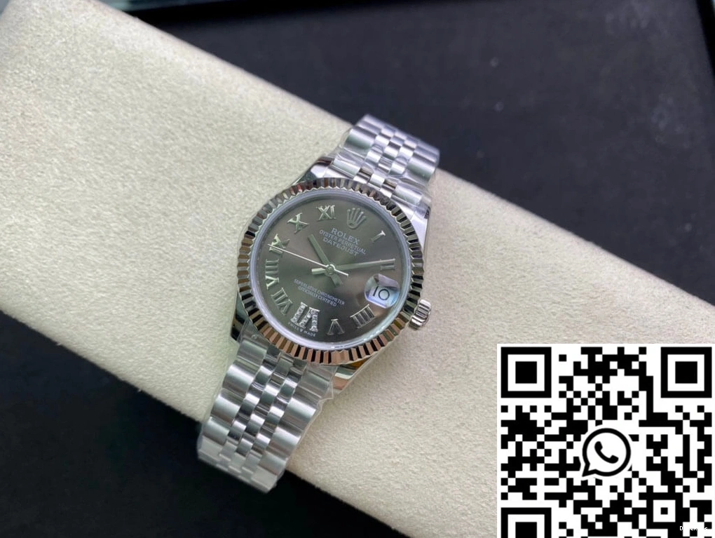 M278274-0028 Stainless 31MM Datejust Factory Steel EW Rolex 0830